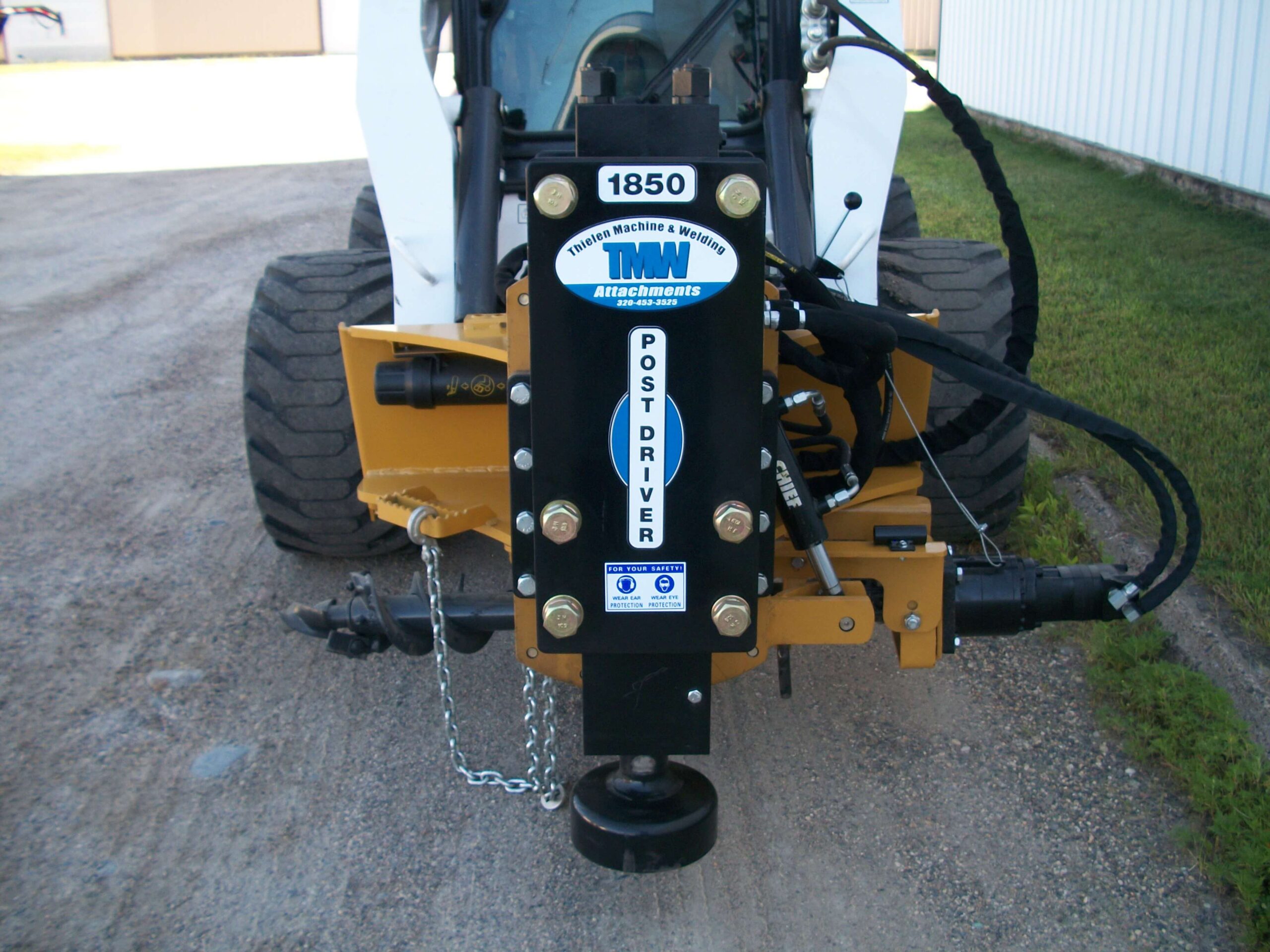 Post Driver with Optional Auger Driver