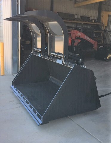 Fertilizer Bucket High Capacity with Grapple